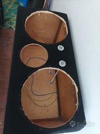 incasso subwoofer doppio 38 cm