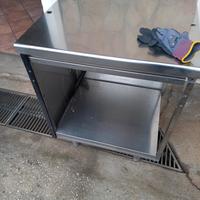 tavolo acciaio inox zanussi 