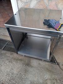 tavolo acciaio inox zanussi 