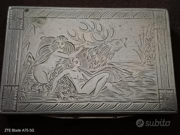 Scatoletta argento Liberty da borsetta