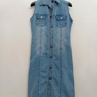 Abito lungo in jeans