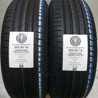 2 GOMME 205 60 16 BRIDGESTONE A55125