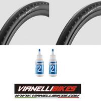 PIRELLI CINTURATO ALLROAD TLR GRAVEL 2PZ + LIQUIDO