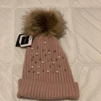 Berretto donna con perle