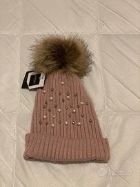 Berretto donna con perle