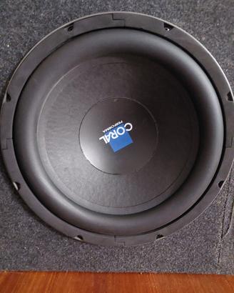 coral prf400 subwoofer coppia 
