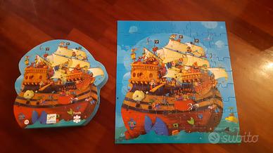 Puzzle 54 pezzi Barbarossa's Boat Djeco