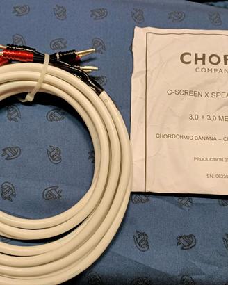 CHORD C-SCREEN X SPEAKER CABLE NUOVO