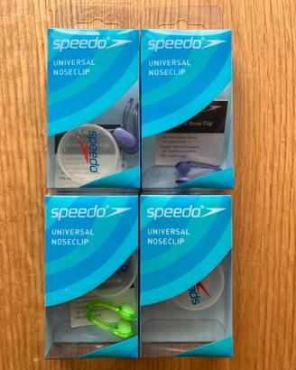 Tappi naso stringinaso nuoto speedo nuovi 4 pezzi
