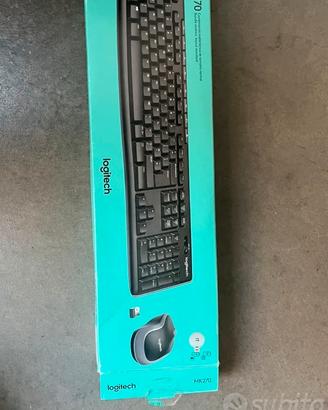 Kit Logitech MK270 (tastiera + mouse wireless)