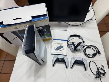 PS5 Slim 1TB + 2 Controller + Cuffie + Supporto
