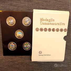 medaglie TCI commemorative 1898-1903 vintage