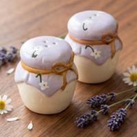 set sale e pepe dipinto a mano 