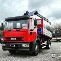 Iveco Eurocargo 150 gru e ribaltabile