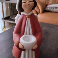 Thun angelo h=15cm, scritta "amore" dietro