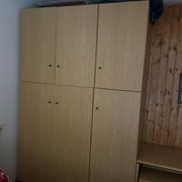 aplique, lampadario, attaccapanni, testata legno