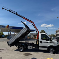 Iveco Daily 35c12 Ribaltabile e Gru' Fassi