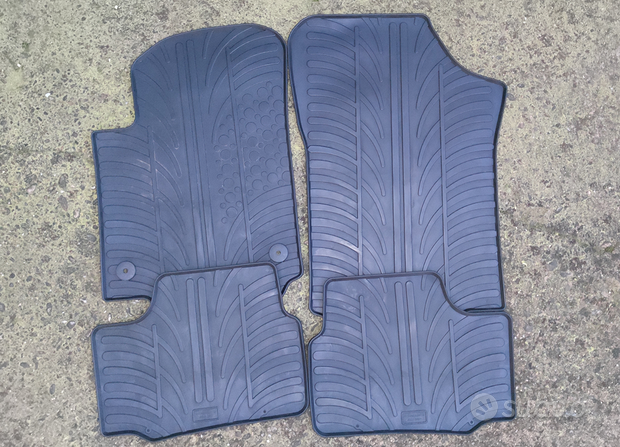 Tappetini +cover chiavi in gomma vw up