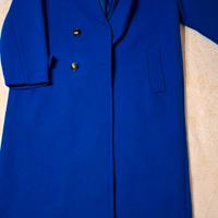 cappotto blu elettrico nuovo 