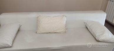 Divani legno e pelle