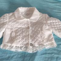 Trapuntina bimba bianco panna.