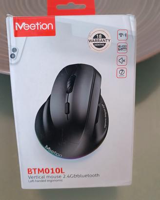 Mouse ergonomico verticale per mancini Meetion