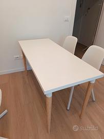 Scrivania bianca 140x 60 Ikea Lagkapten