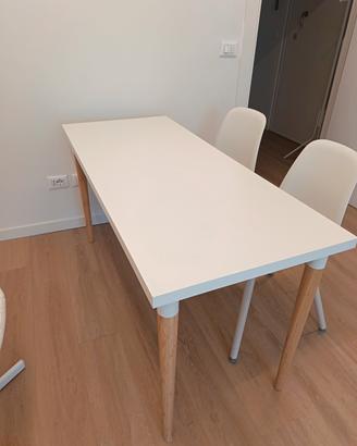 Scrivania bianca 140x 60 Ikea Lagkapten