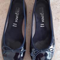 Ballerine autunnali vernice blue PREGUNTA.