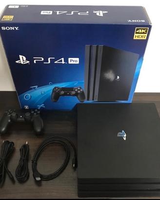 PlayStation 4 Pro 1TB Black con giochi e scatola