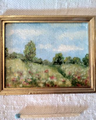 Quadro in miniatura per casa di bambole