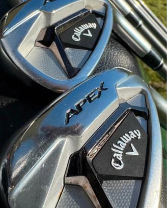 set Callaway Apex 21 shaft steelfiber destro
