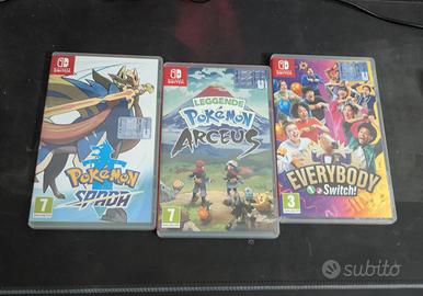 3 giochi Nintendo switch