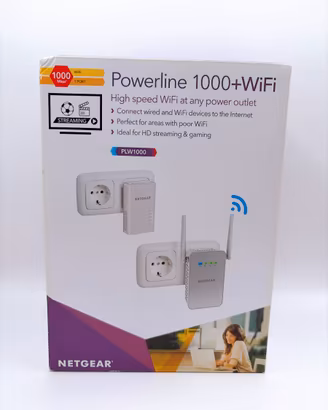 Netgear Powerline 1000+WiFi PLW1000 Streaming High