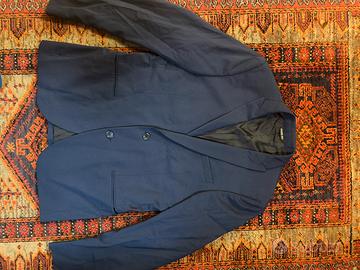 Giacca abito elegante uomo Manuel Ritz 48 blu