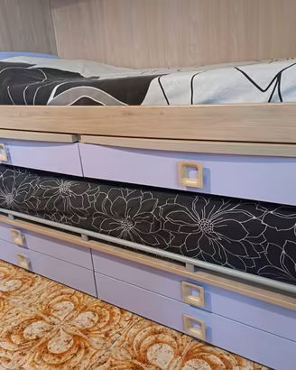 Letto Salvaspazio per Cameretta con Secondo Letto
