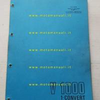 Moto Guzzi V 1000 Convert 1975 catalogo ricambi