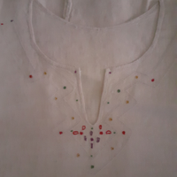 Camicia da notte in canapa anni 70 nuova vintage