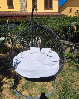 Poltrona sospesa a uovo, doppio posto.