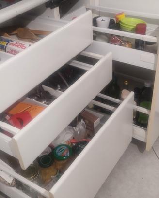 cassettiera senza frontali