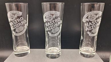 Set 6 bicchieri birra Nastro Azzurro