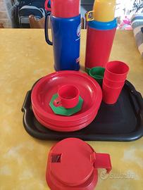 Oggetti da campeggio in plastica