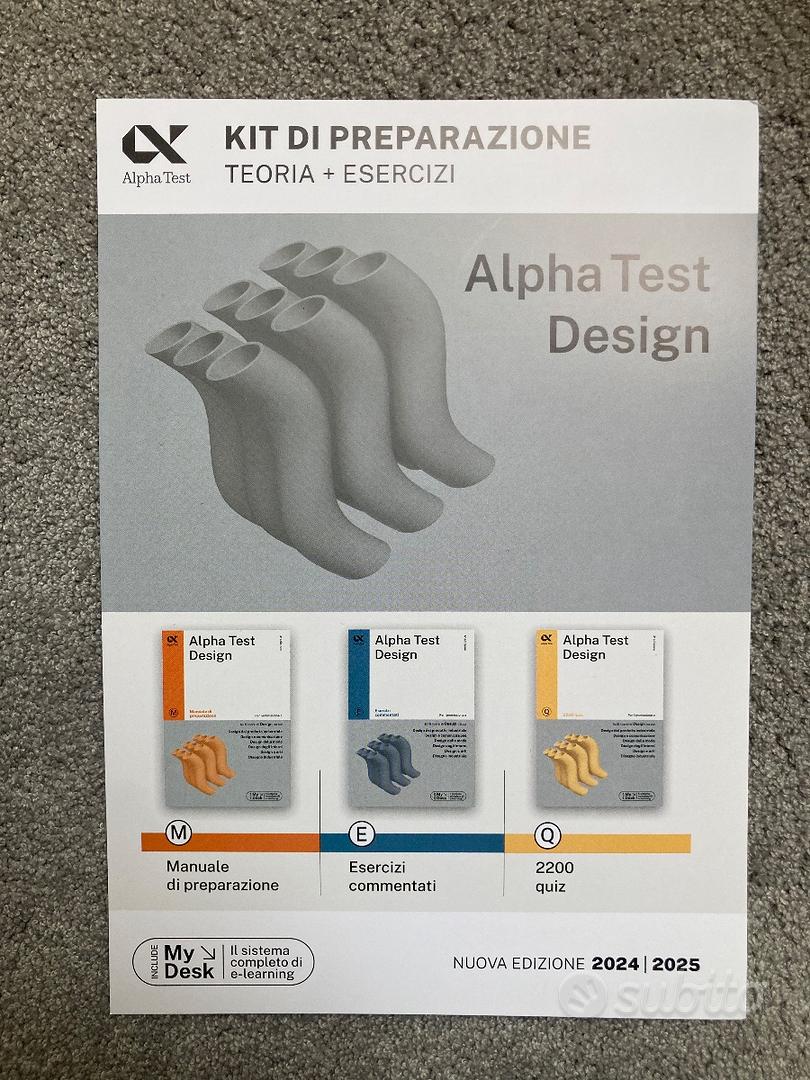 Alpha Test Design- Kit di preparazione
