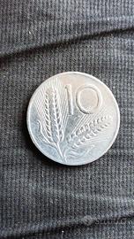 MONETA 10 LIRE SPIGA 1954