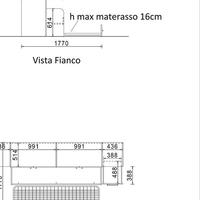 Struttura Letto Singolo con 2 Reti NUOVO