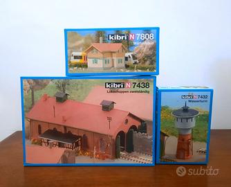 Scala N 1:160 - Set depo loco + torre + casello