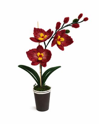 orchidea artificiale fatta a mano