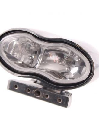 Faro anteriore cromato moto custom varie epoca