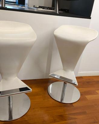 2 Sgabelli Infiniti ZED colore BIANCO