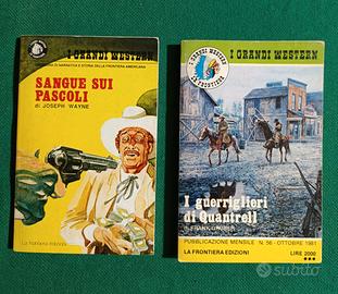 Lotto n. 2 libri genere Western